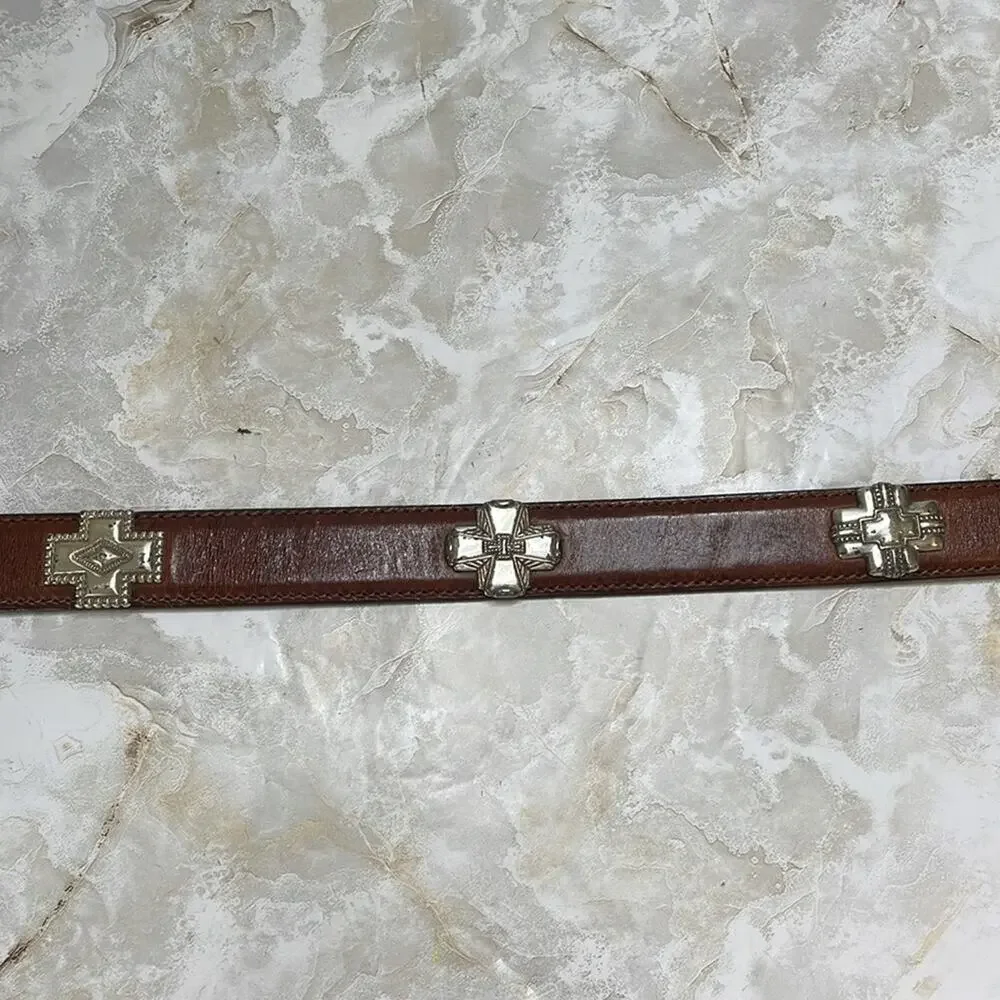 Vintage western cowgirl style leather belt